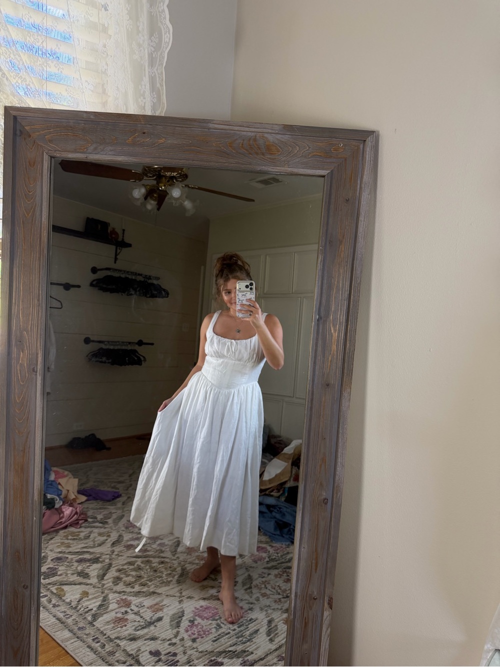 Reformation Petites Balia Linen Dress - Picture 1 of 8